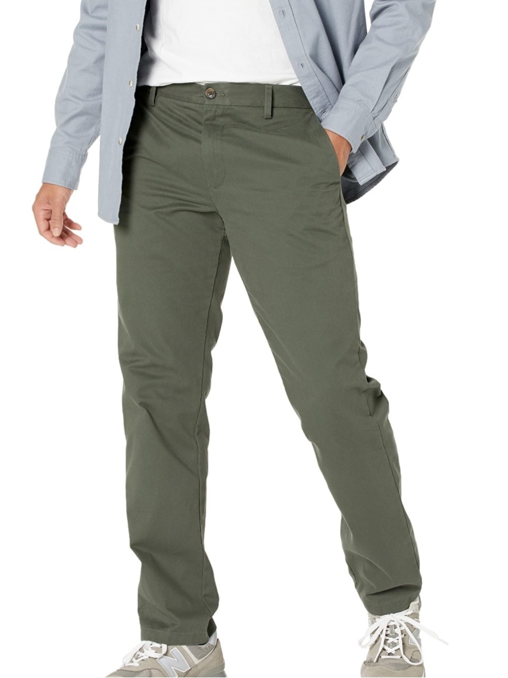 Amazon essentials olive green pants